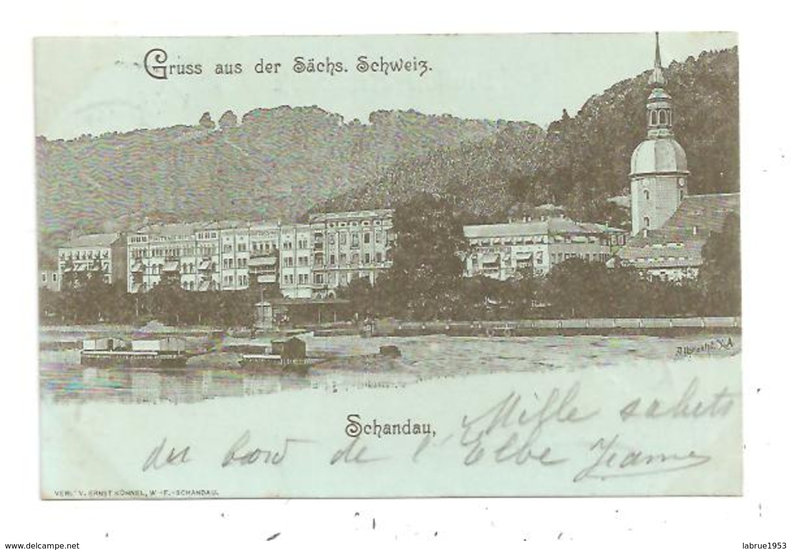 Gruss Aus Der Sächs Scheiz  - Schandau (D.6874) - Hohnstein (Saechs. Schweiz)