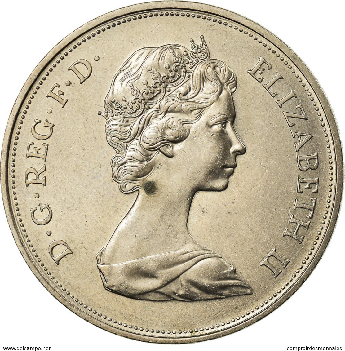 Monnaie, Grande-Bretagne, Elizabeth II, 25 New Pence, 1972, TTB+, Copper-nickel - 25 New Pence