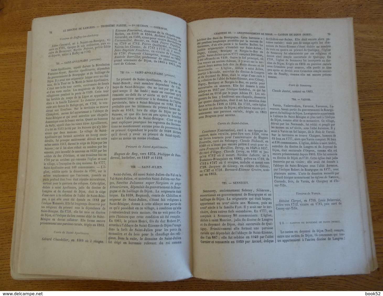 Le DIOCESE de LANGRES par l'Abbé Roussel (Tome III - 1878)