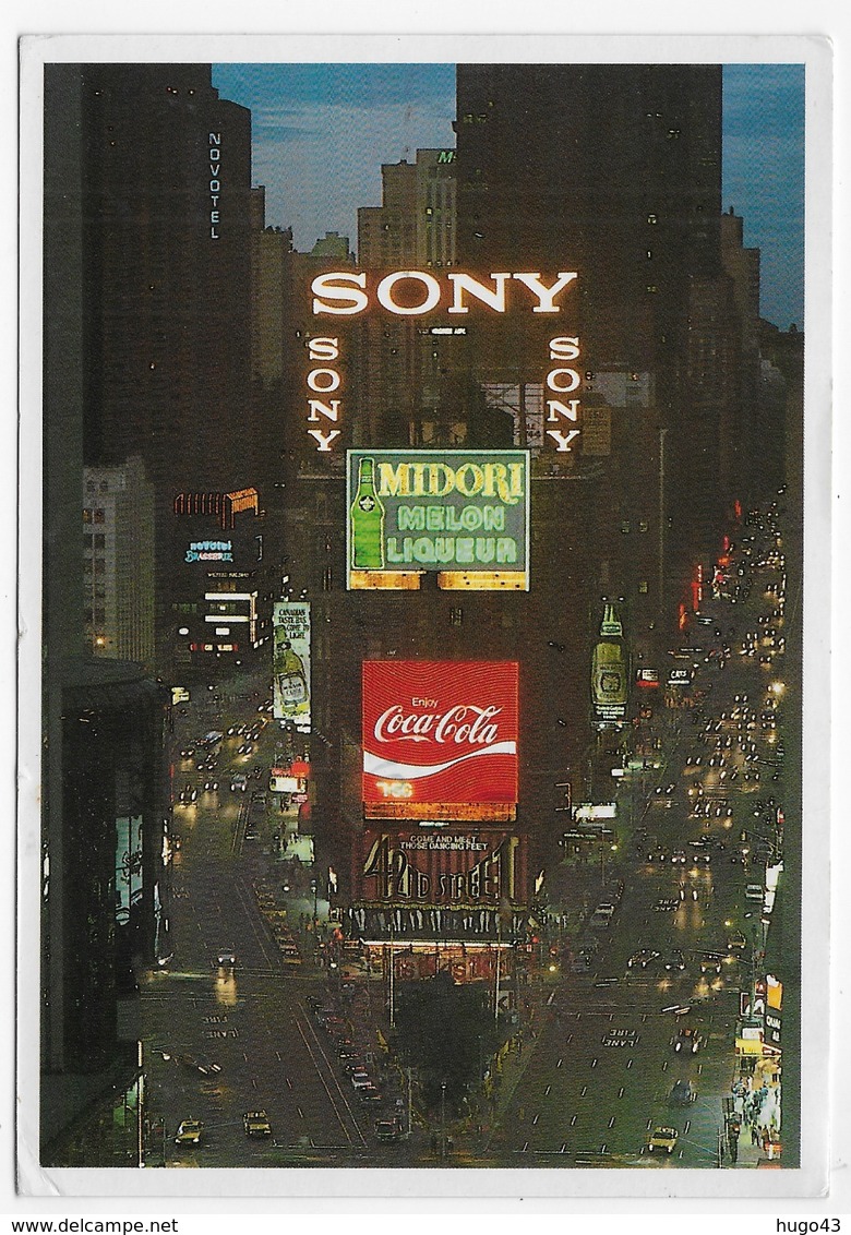 (RECTO / VERSO) NEW YORK CITY - N° 1416 - TIMES SQUARE - BEAU TIMBRE - CPM GF VOYAGEE - Time Square