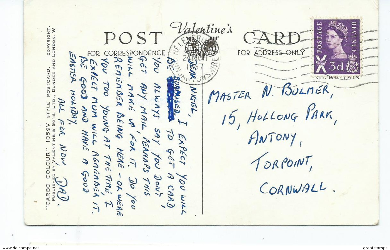 Scotland Postcard Dunbartonshire Scotty Dog Multiview  Best Of Luck Balloch ,loch Lomond Posted 1957 - Dunbartonshire