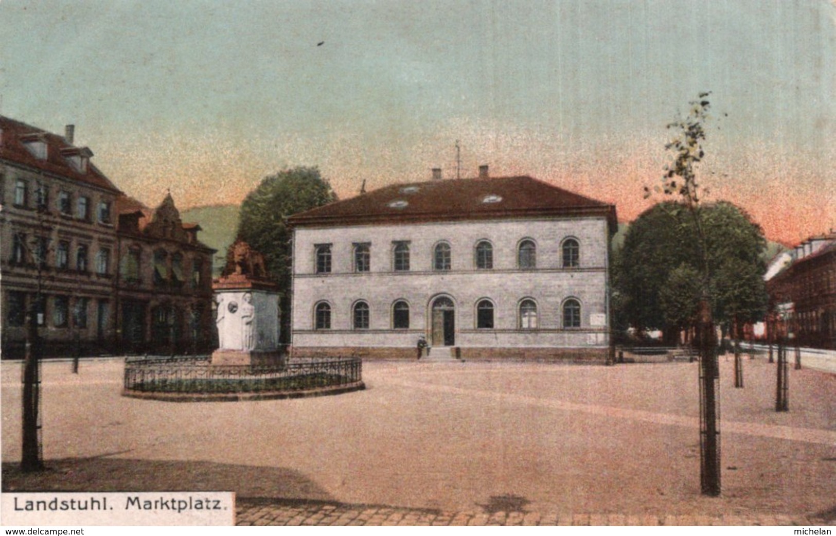 CPA   ALLEMAGNE---LANDSTUHL, MARKTPLATZ - Landstuhl