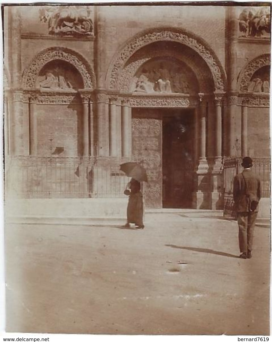 Photo 1930 Environs   16 Angouleme   Portail De  La Cathedrale - Photos