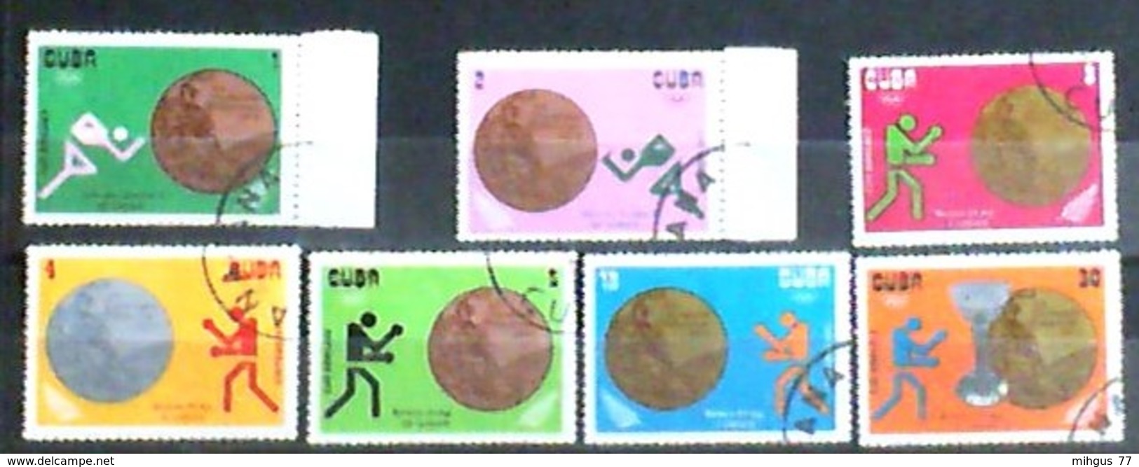 CUBA 1972 Munthen Olimpiade Used Stamps - Collections, Lots & Séries