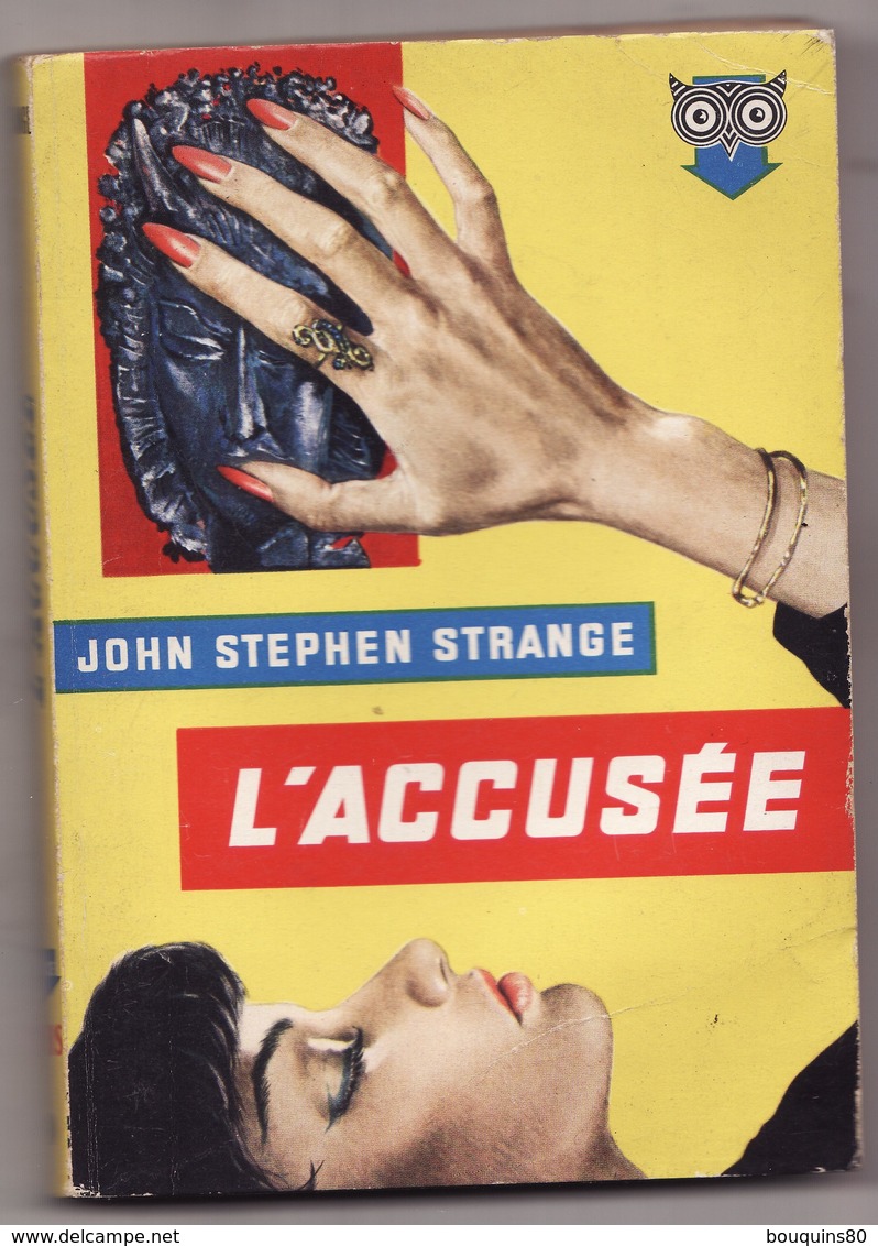 L'ACCUSEE De JOHN STEPHEN STRANGE 1957 Collection Police N°60 éditions DITIS - Ditis - Police