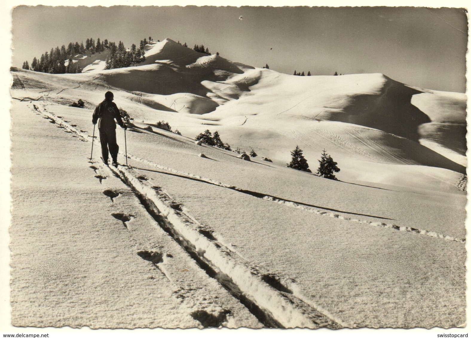 NESSLAU KRUMMENAU Auf Der Wolzenalp Ski-Läufer - Krummenau