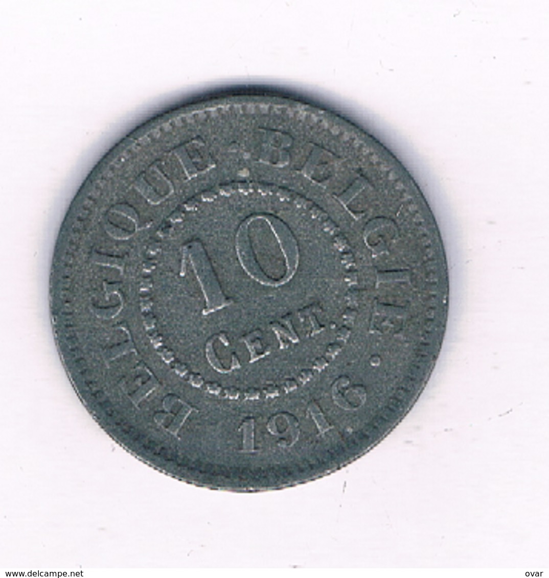 10 CENTIMES  1916  BELGIE /3458/ - 10 Cents