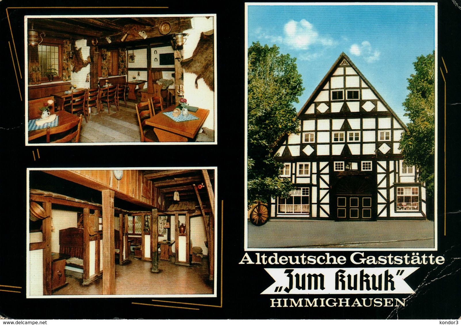 Himmighausen. Altdeutsche Gaststätte  Zum Kukuk - Hoexter