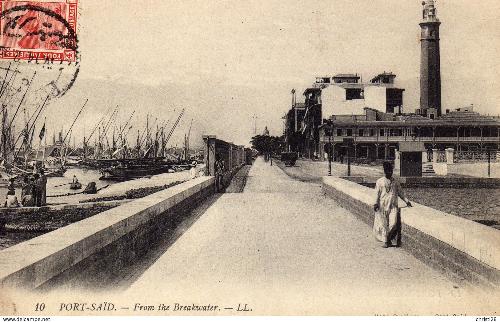 EGYPTE PORT-SAID Vue Prise De La Jetée - Puerto Saíd