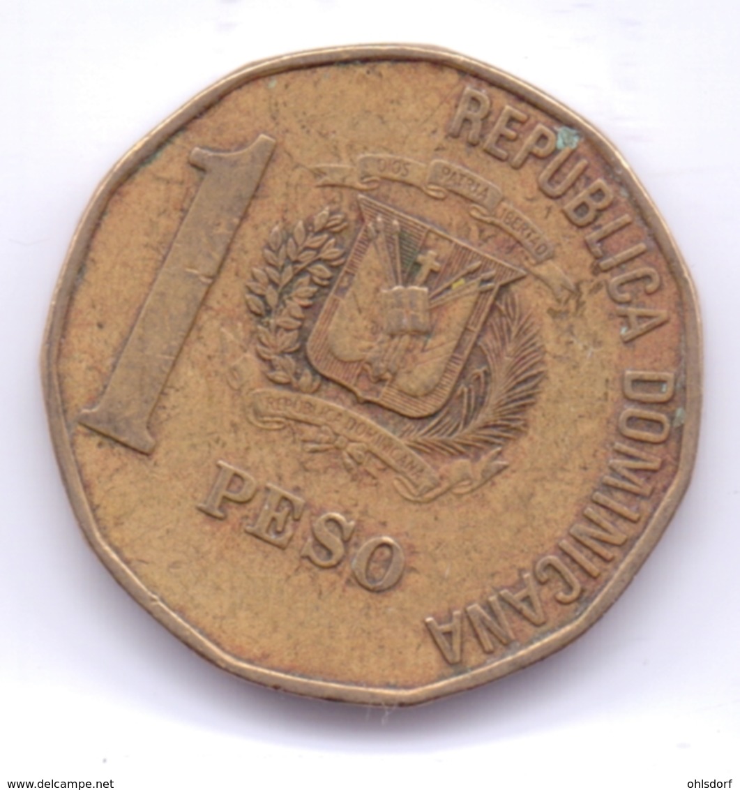 DOMINICANA 2005: 1 Peso, KM 80 - Dominicaanse Republiek