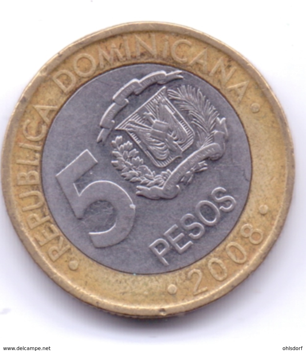 DOMINICANA 2008: 5 Pesos, KM 89 - Dominicana