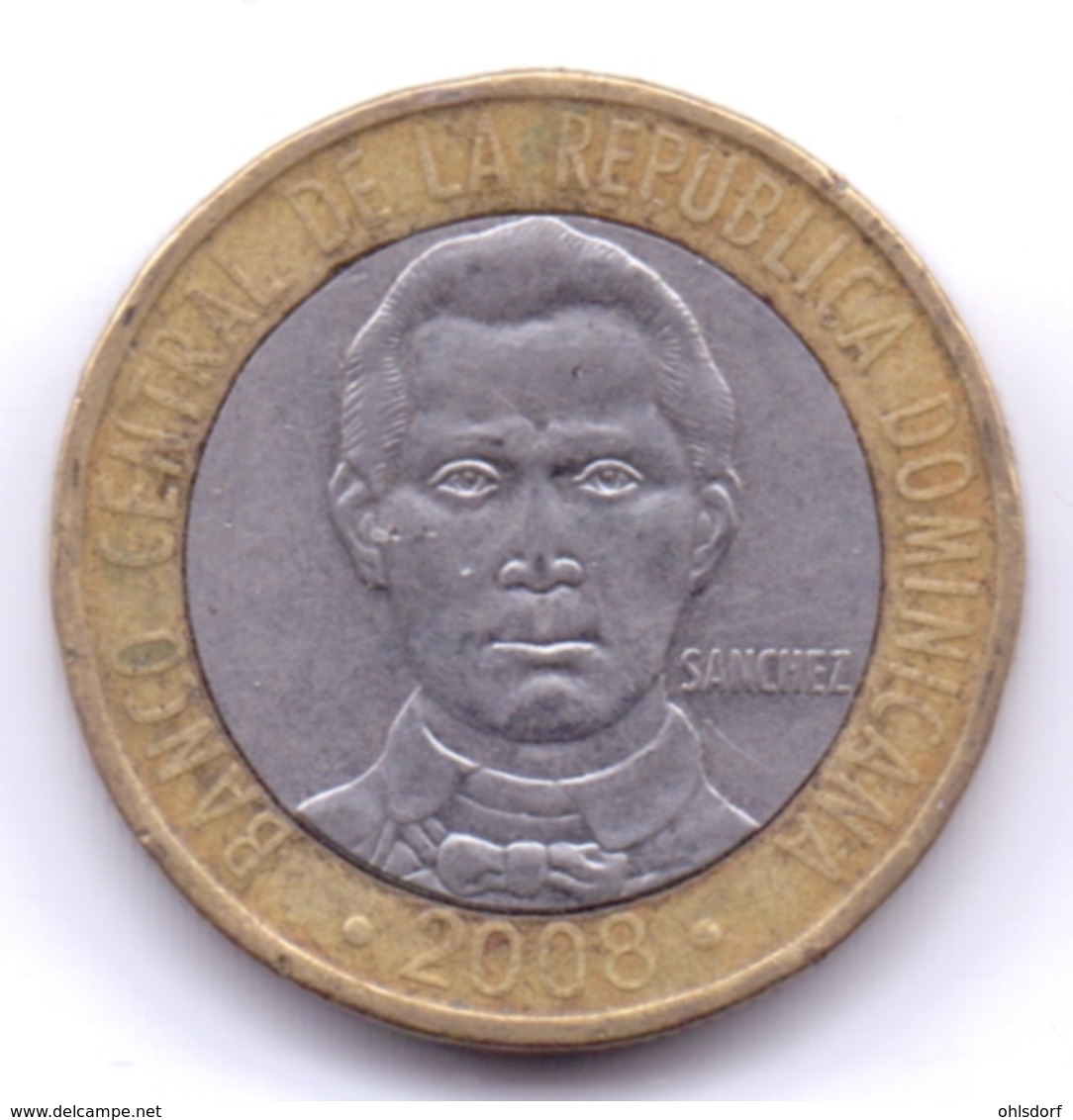 DOMINICANA 2008: 5 Pesos, KM 89 - Dominicana