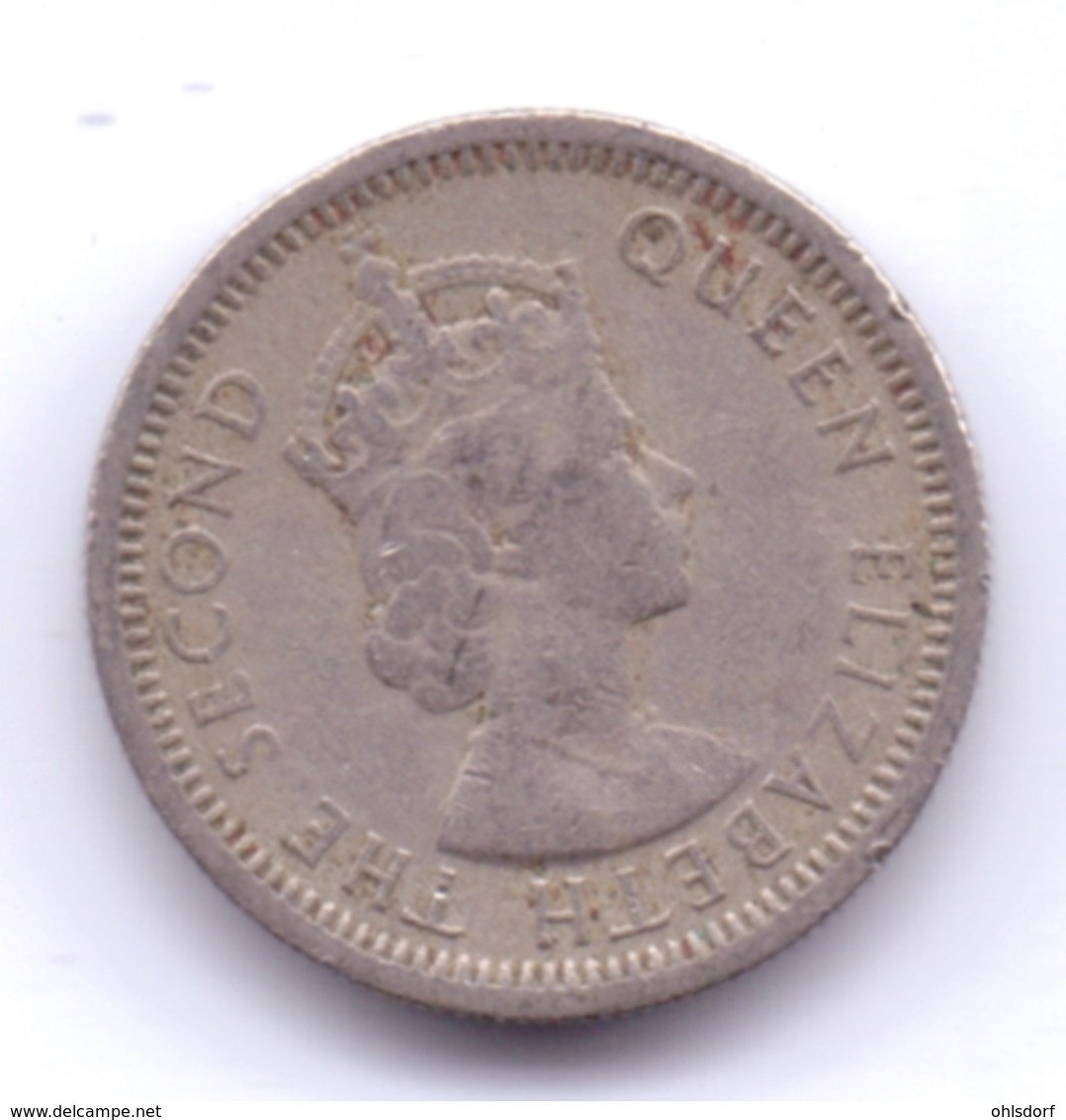 BRITISH CARIBBEAN TERRITORIES 1956: 10 Cents, KM 5 - Caribe Británica (Territorios Del)