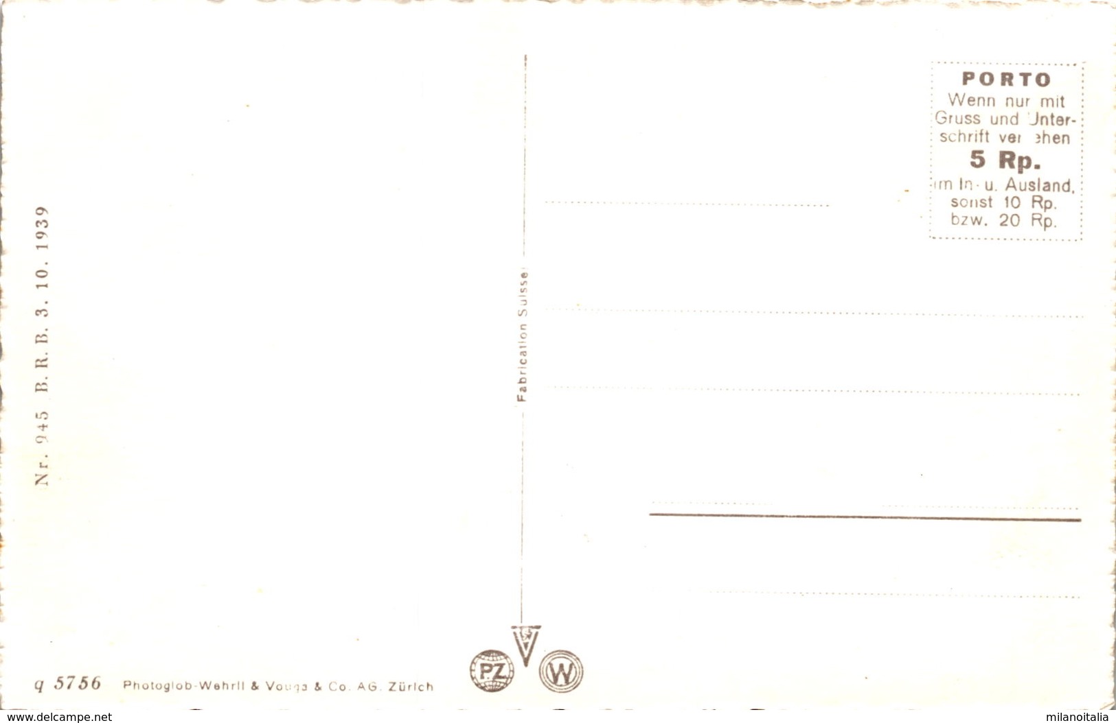 Weesen (5756) * Karte Von 1939 - Weesen