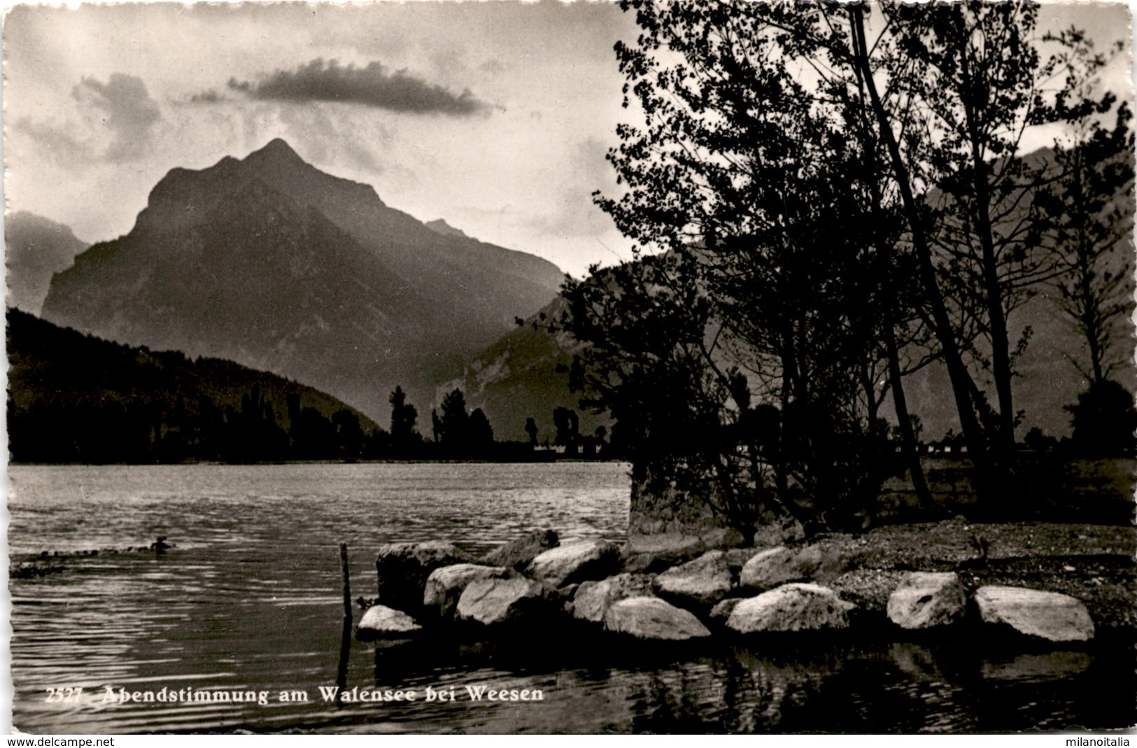 Abendstimmung Am Walensee Bei Weesen (2527) * 23. 8. 1952 - Weesen