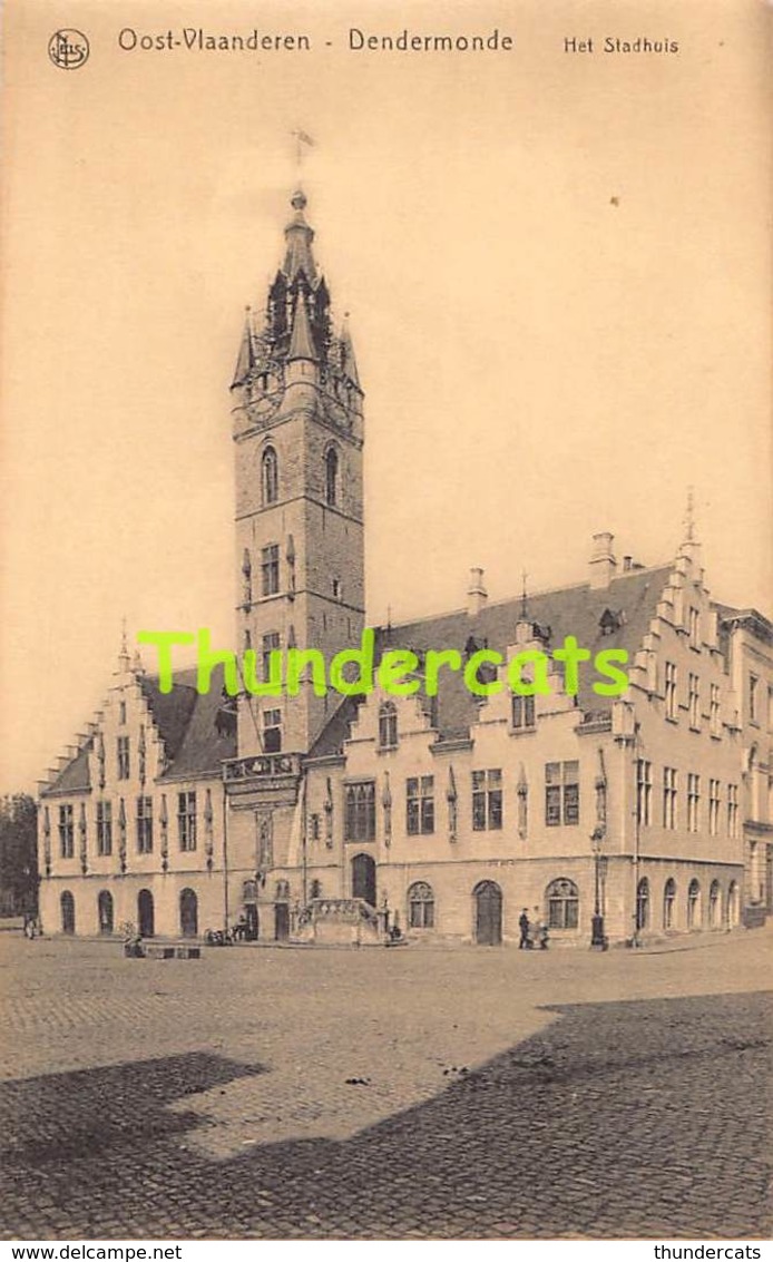 CPA DENDERMONDE HET STADHUIS - Dendermonde