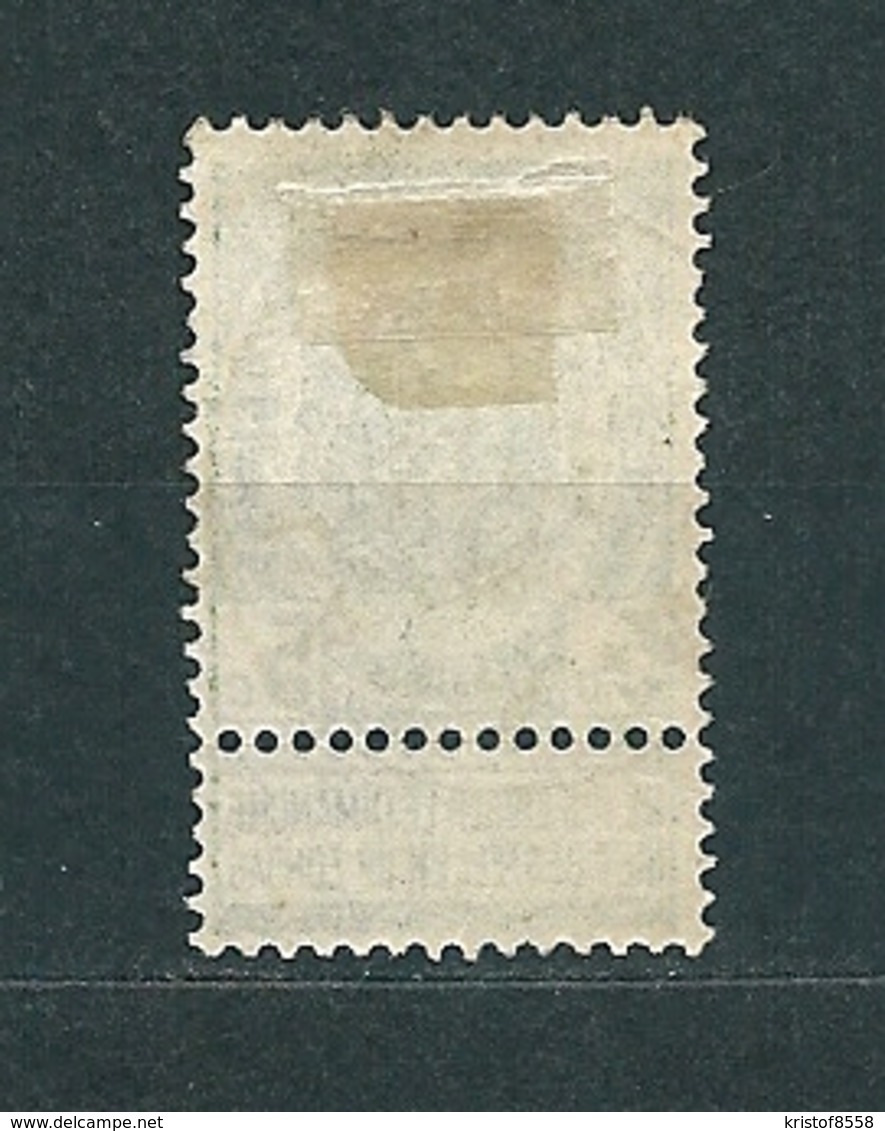 [56_0003] Zegel 56 Met Cirkelstempel La Panne Scan Voor- En Achterzijde - 1893-1900 Thin Beard