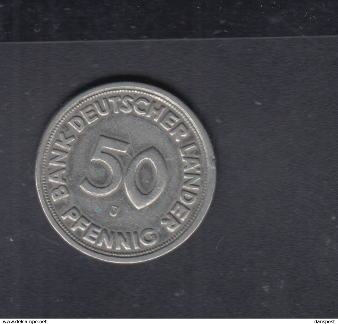 Bank Deutscher Länder 50 Pfennig J Ohne Jahreszahl - 50 Pfennig