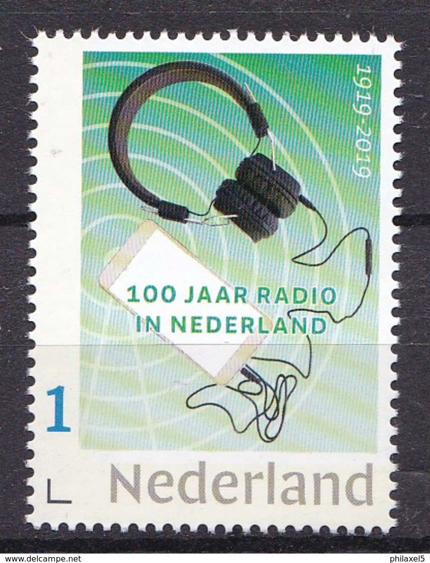 Nederland - 100 Jaar Radio In Nederland 1919-2019 - Filateliebeurs Hilversum - MNH - Zegel 02/3 - Telecom