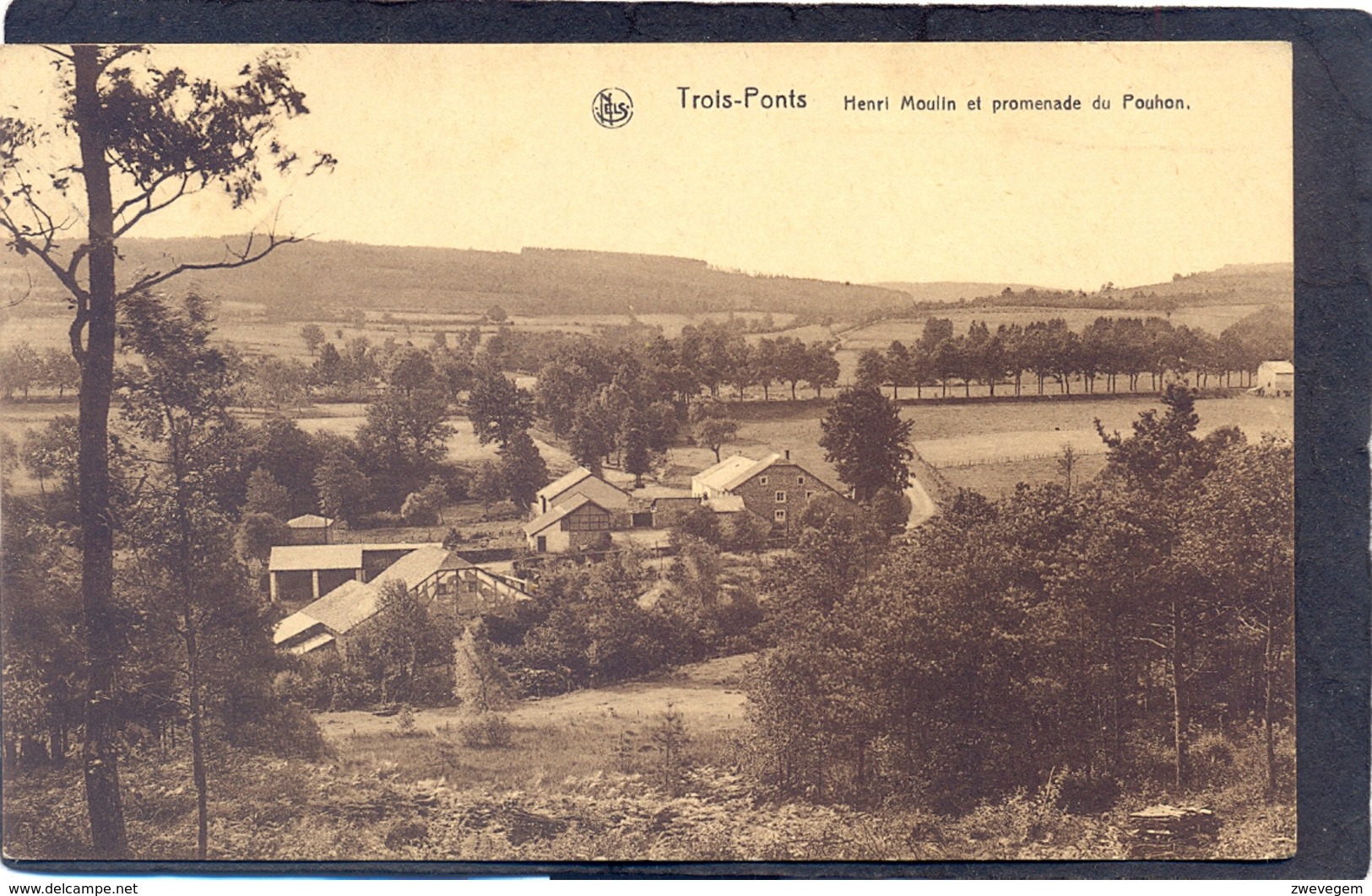 2 X TROIS-PONTS -Pont Sur L'Amblève EtHenri Moulin Et Promenade Du Pouhon - Trois-Ponts