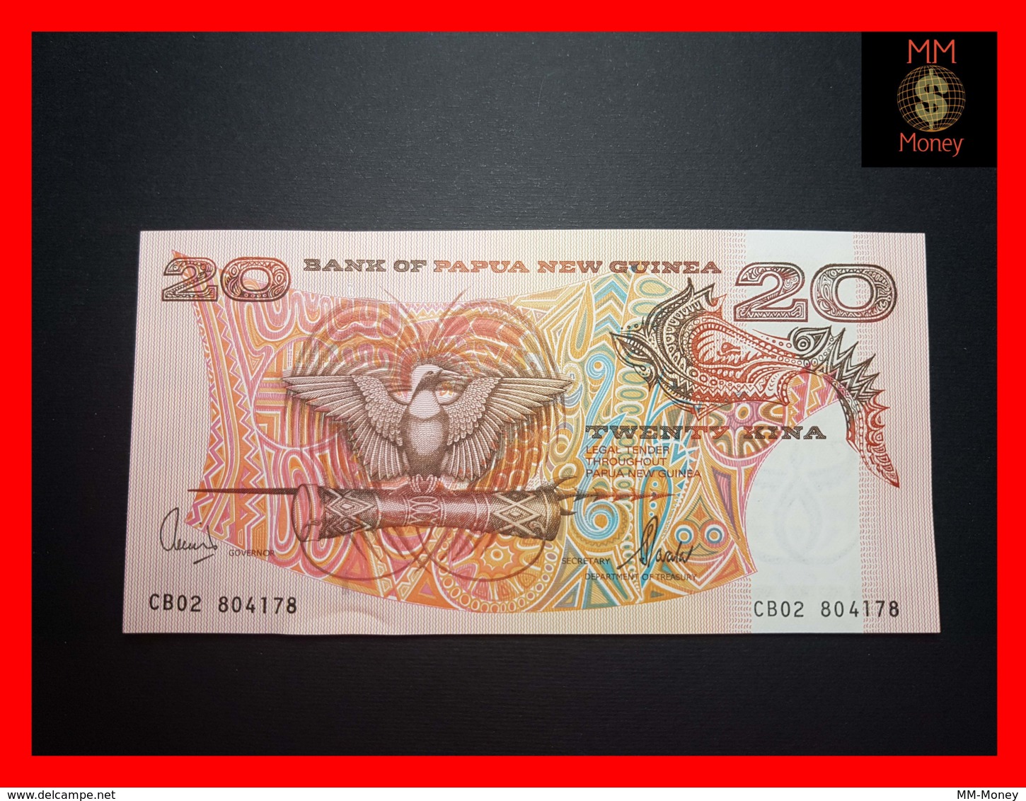 PAPUA NEW GUINEA 20 Kina 2002  P. 10 E  UNC - Papouasie-Nouvelle-Guinée