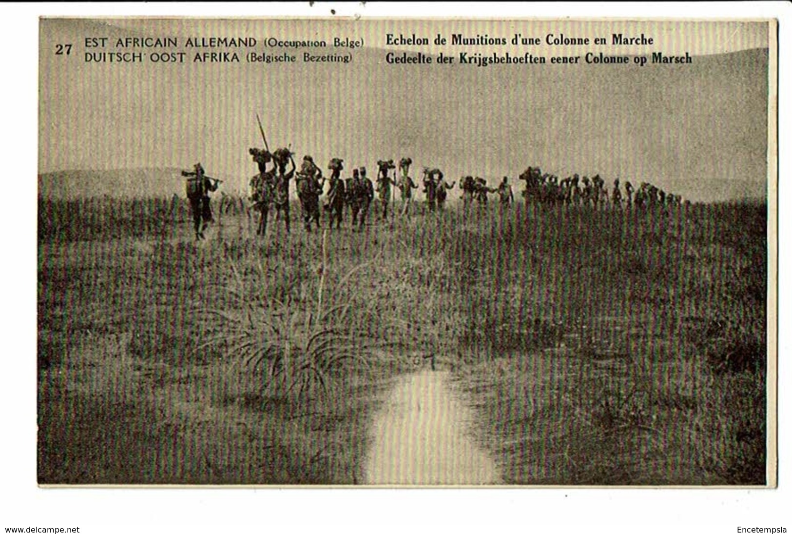 CPA - Carte Postale - Est Africain Allemand-Echelon De Munitions D'une Colonne En Marche VM16318 - Rwanda