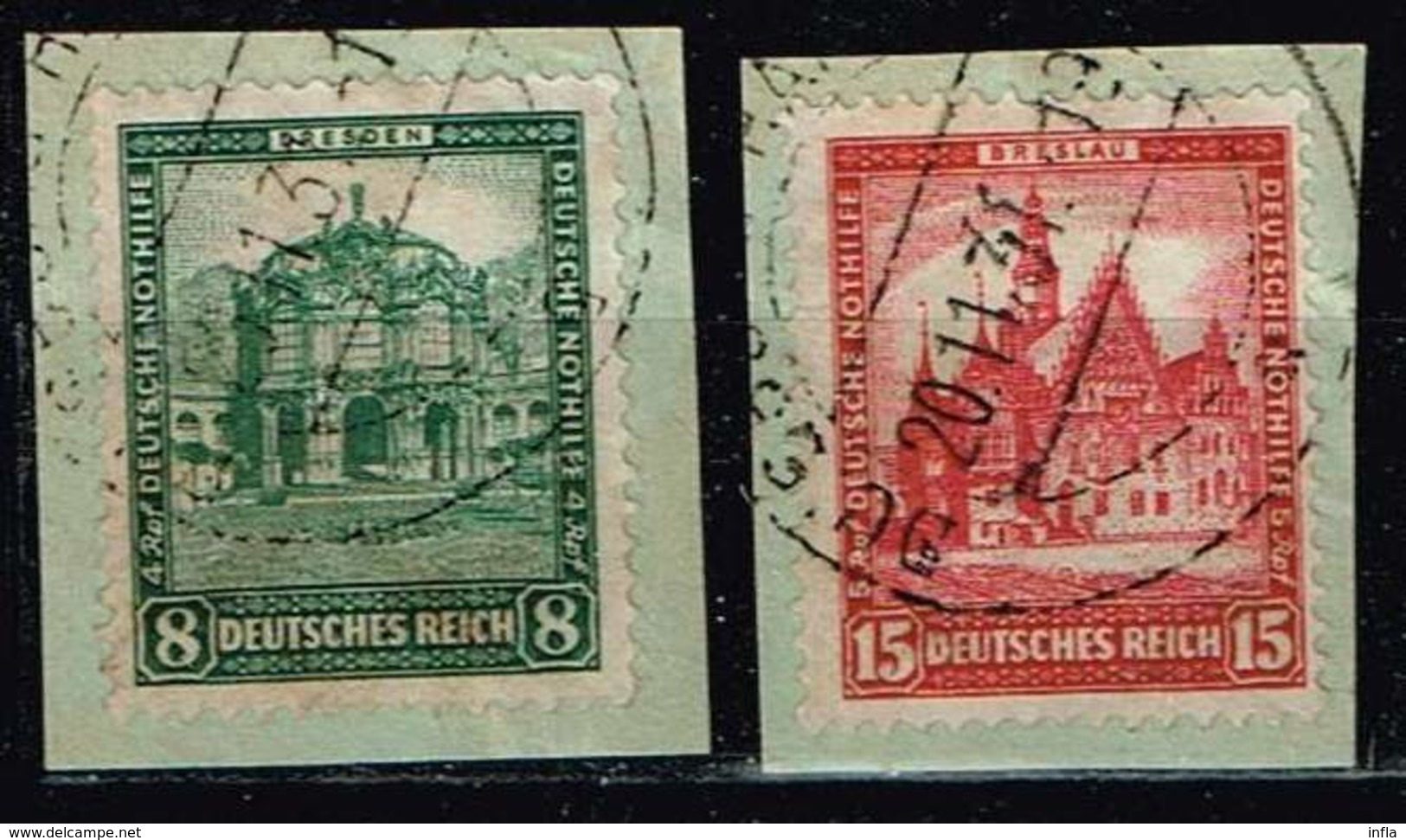 DR 1931,Michel# 459 - 460 O - Used Stamps