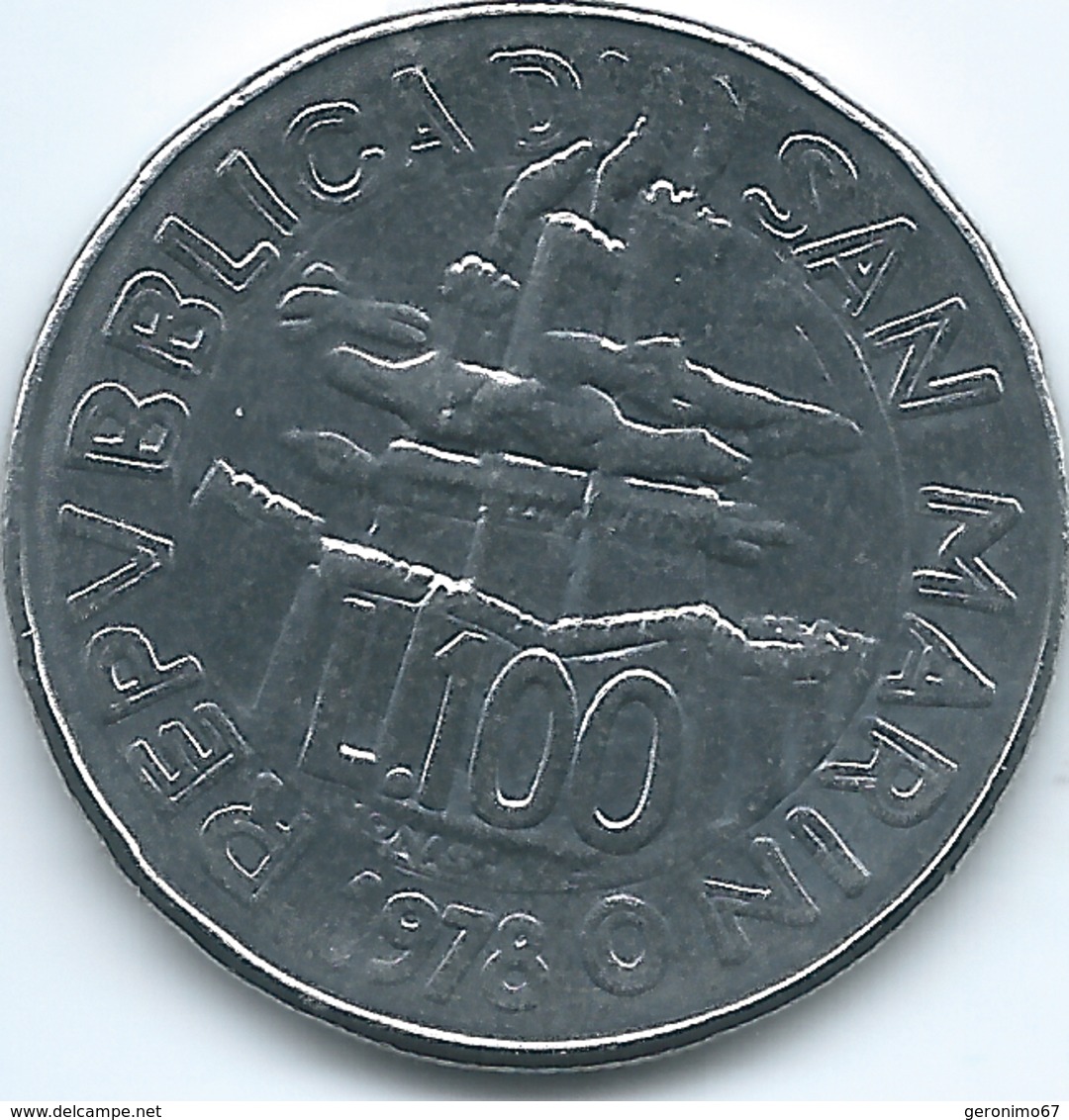 San Marino - 1978 - 100 Lire - KM82 - San Marino