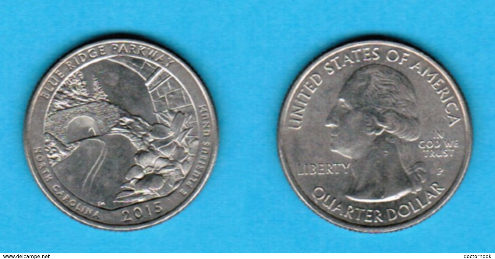 U.S.A.   2015 P  NATIONAL PARKS QUARTER---North Carolina (US-151) - 2010-...: National Parks