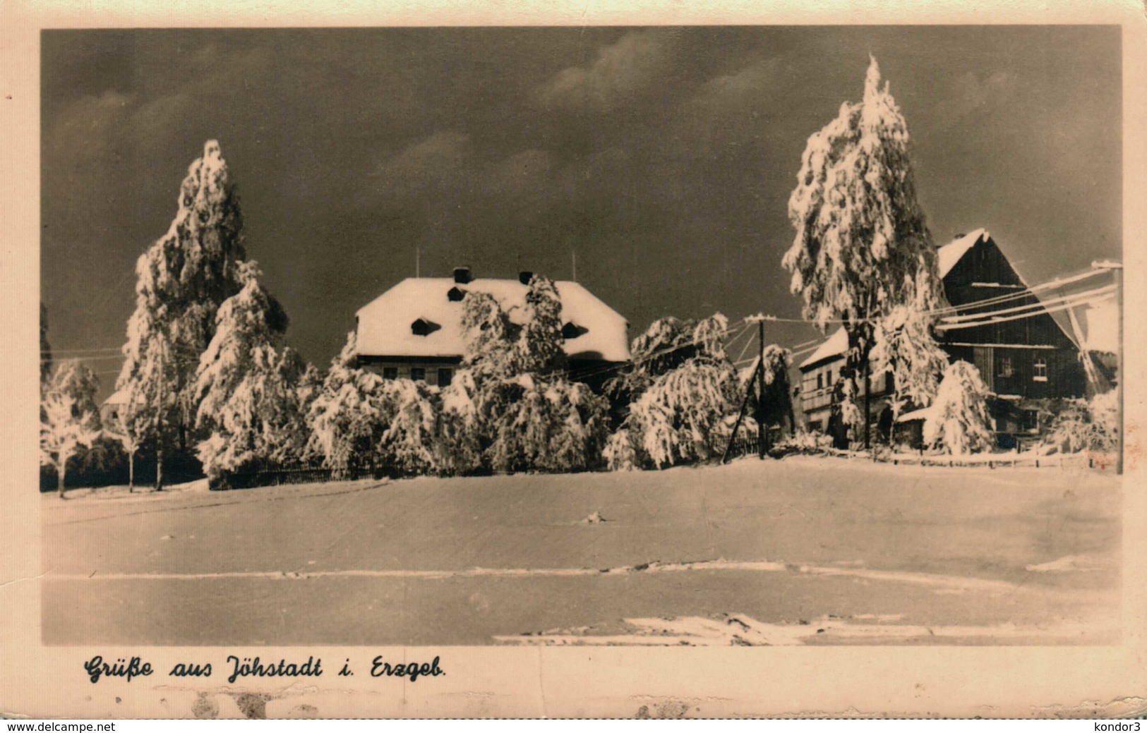 Jöhstadt Im Erzgebirge. Winter - Jöhstadt