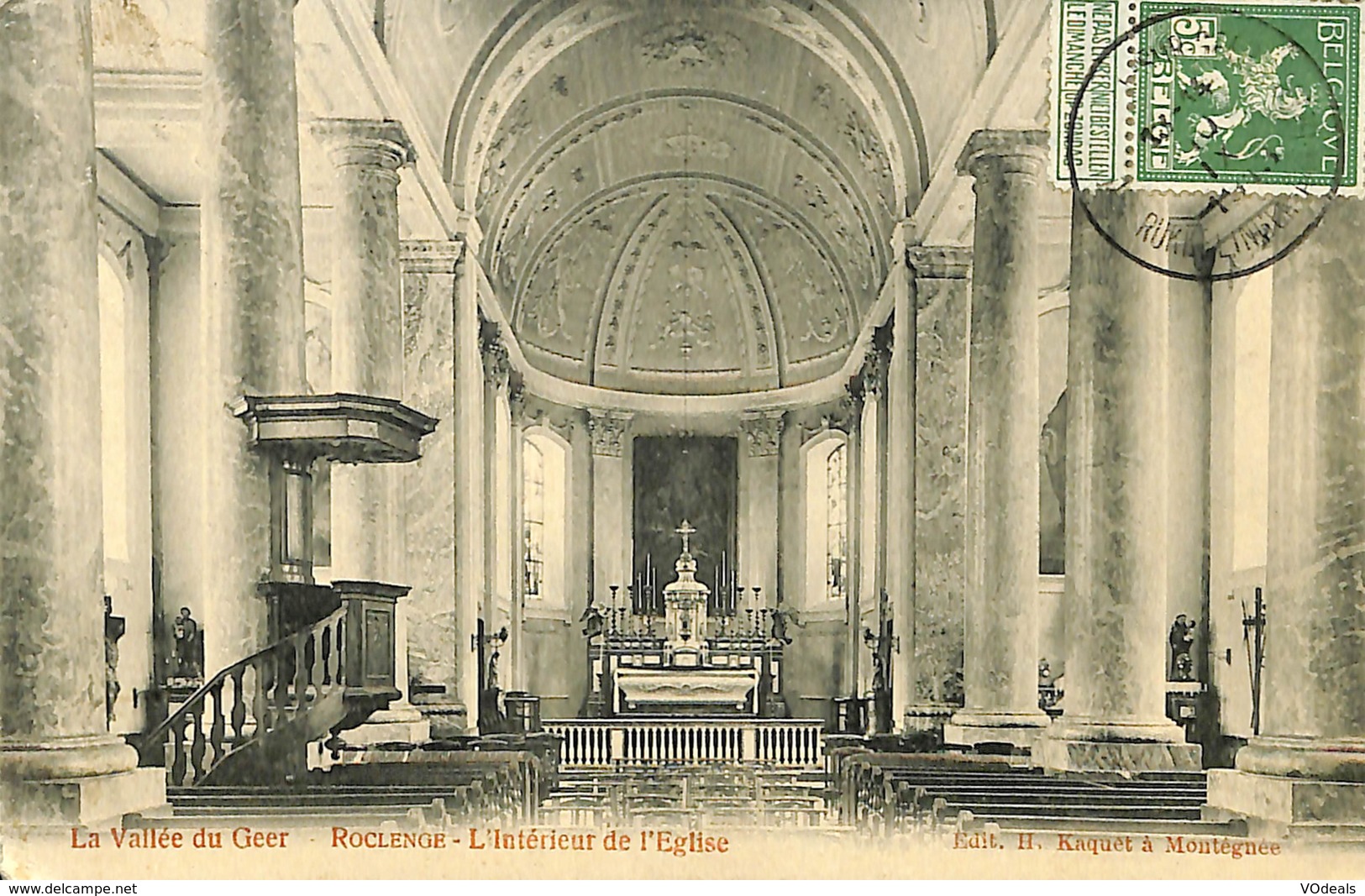 026 832 - CPA - Belgique - Roclenge - L'interieur De L'Eglise - Bassenge