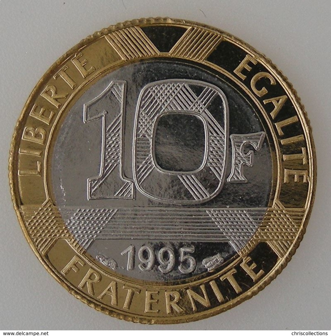 France, Génie De La Bastille, 10 Francs 1995 , SPL, KM# 964.1 - Andere & Zonder Classificatie