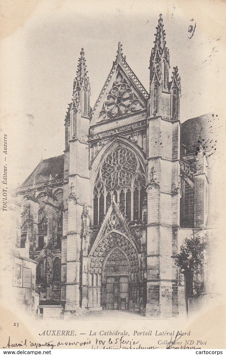 89 - Auxerre - La Cathédrale - Portail Latéral Nord - Auxerre