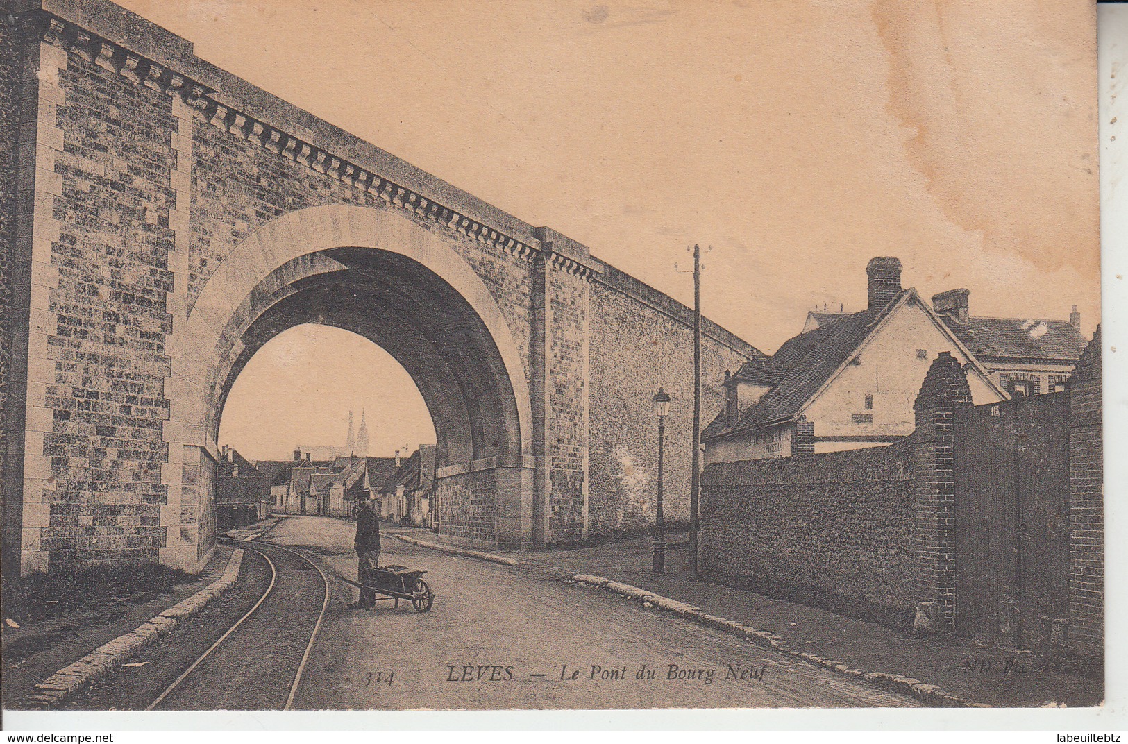 LEVES - 3 Cartes - Pont Du Bourg Neuf - Moulin De Longsaulx -Eglise  PRIX FIXE - Lèves