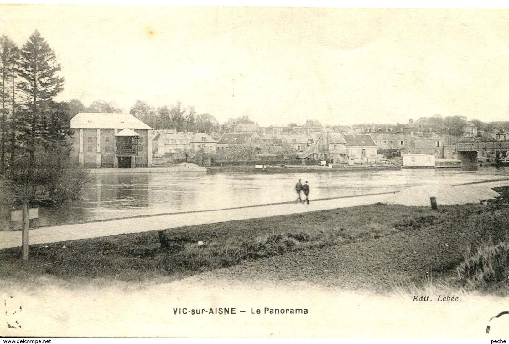 N°7093 -cpa Vic Sur Aisne -le Panorama- - Vic Sur Aisne