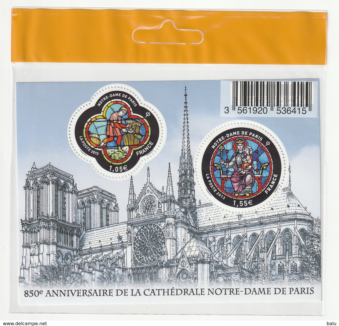 France Frankreich 2013 Yvert No. F4714 ** Sous Blister Fermé, Michel Nr. Block 215 ** OVP, Notre Dame, Paris - Mint/Hinged