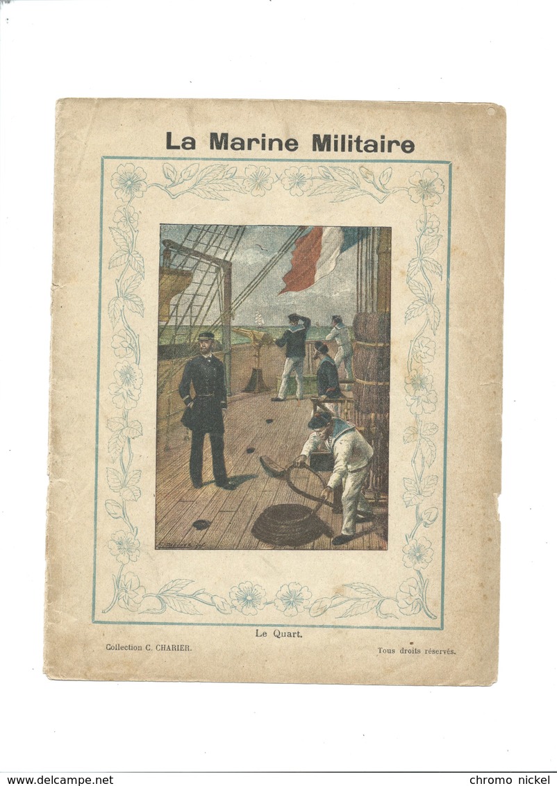 MARINE MILITAIRE Le Quart Couverture Protège-cahier Bien 3 Scans - Protège-cahiers