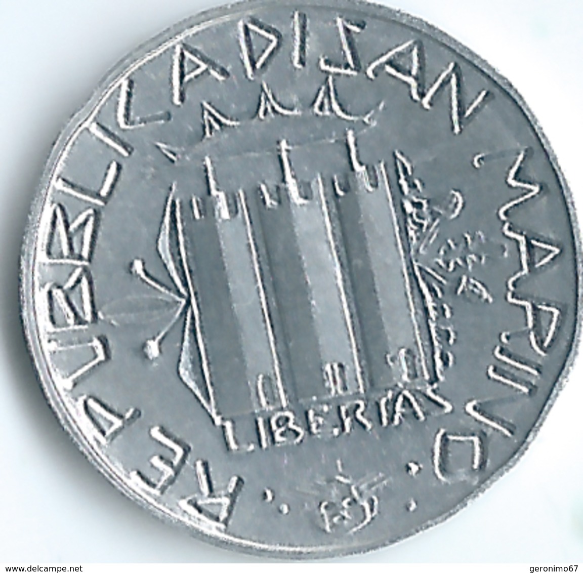 San Marino - 1985 - 1 Lira - KM173 - San Marino