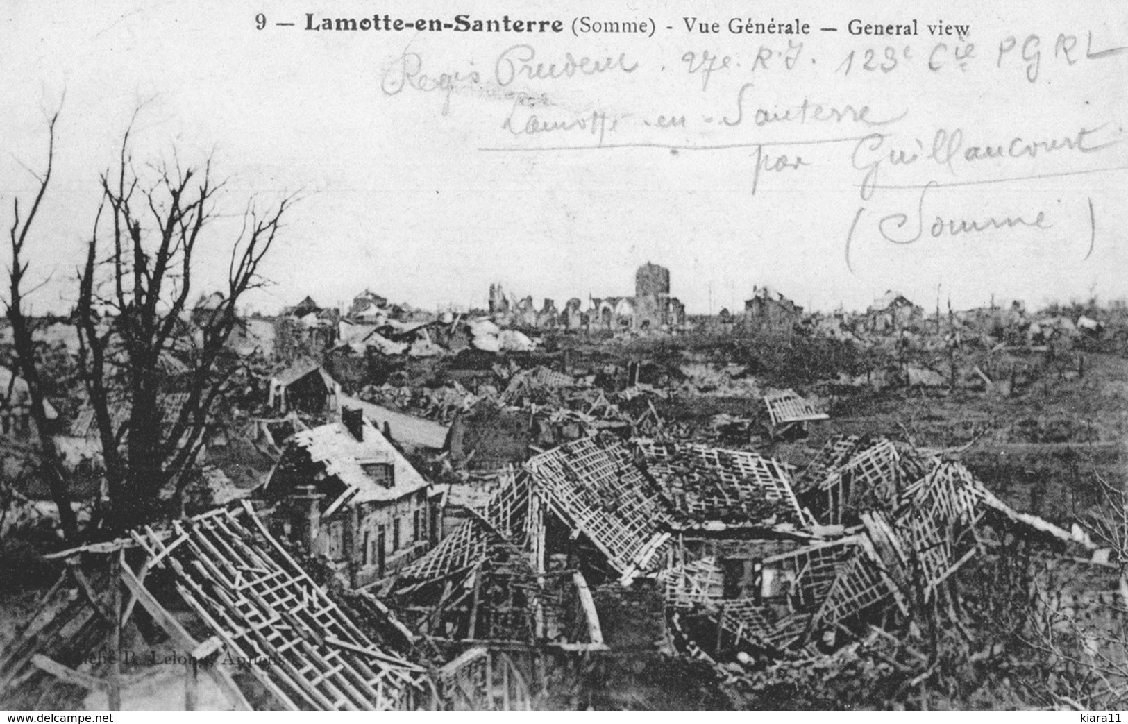 Lot De 16 CPA - GUERRE 14/18 - 62 - PAS DE CALAIS - AMIENS - LAMOTTE En SANTERRE - VILLERS BRETONNEUX - MARCELCAVE - War 1914-18