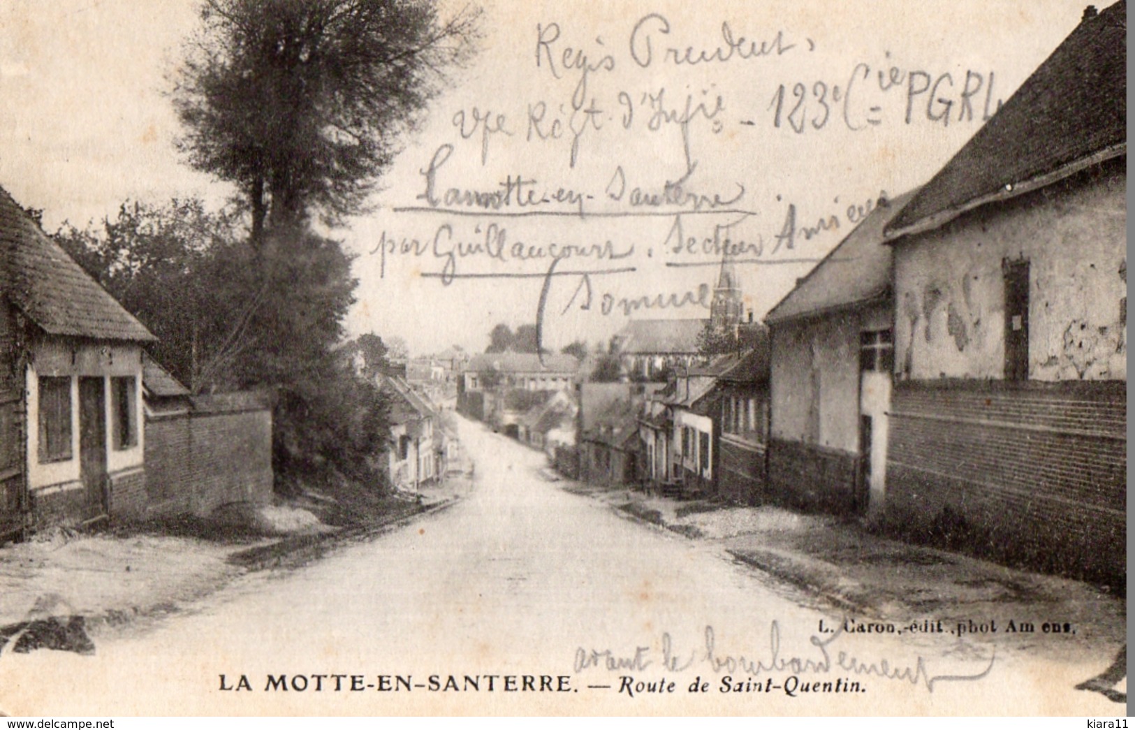 Lot de 16 CPA - GUERRE 14/18 - 62 - PAS DE CALAIS - AMIENS - LAMOTTE en SANTERRE - VILLERS BRETONNEUX - MARCELCAVE