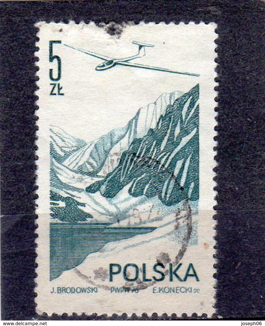 POLOGNE     1976  Poste Aérienne  Y. T. N° 55  Oblitéré - Used Stamps