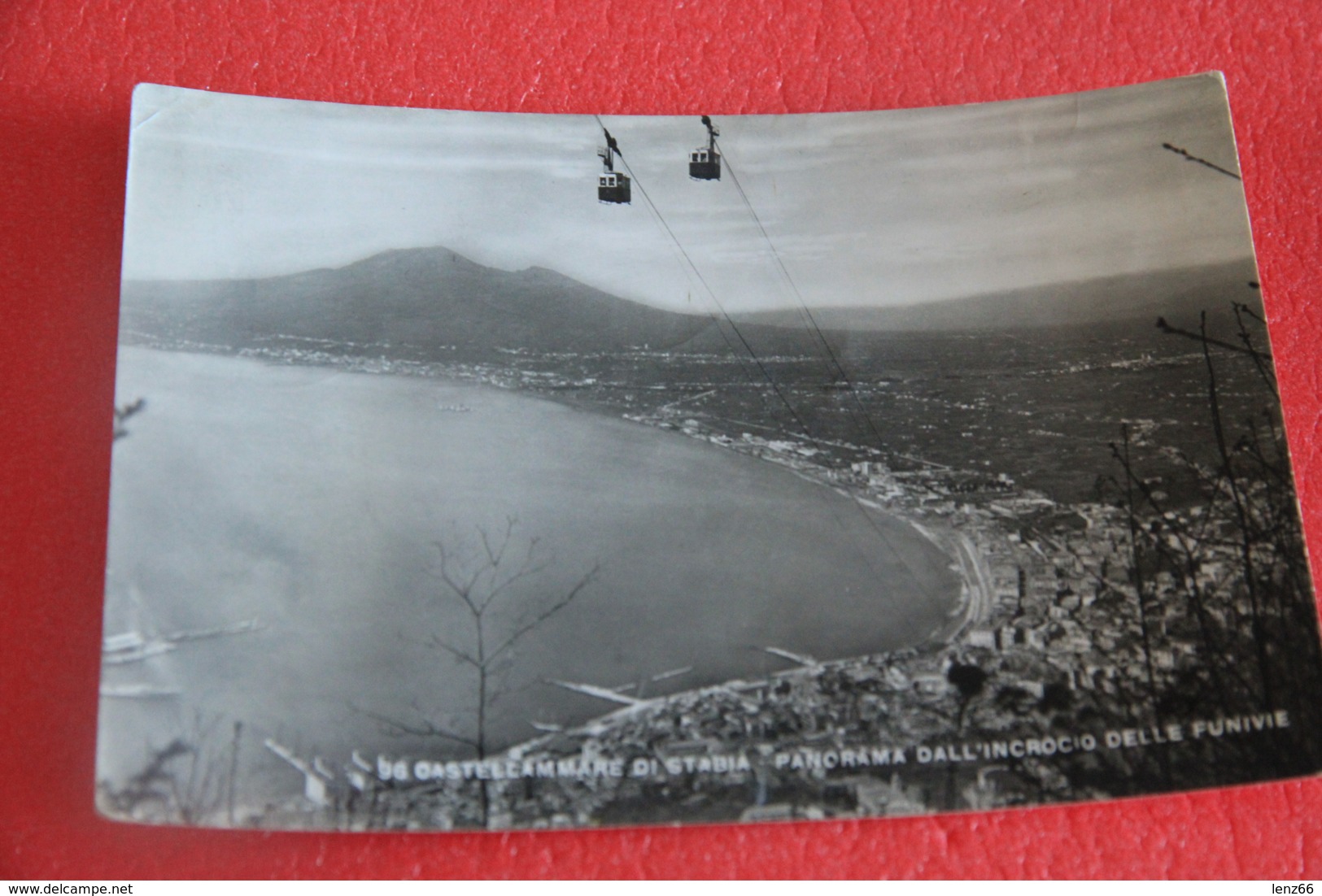 Castellammare Di Stabia Veduta Incrocio Delle Funivie 1956 - Castellammare Di Stabia