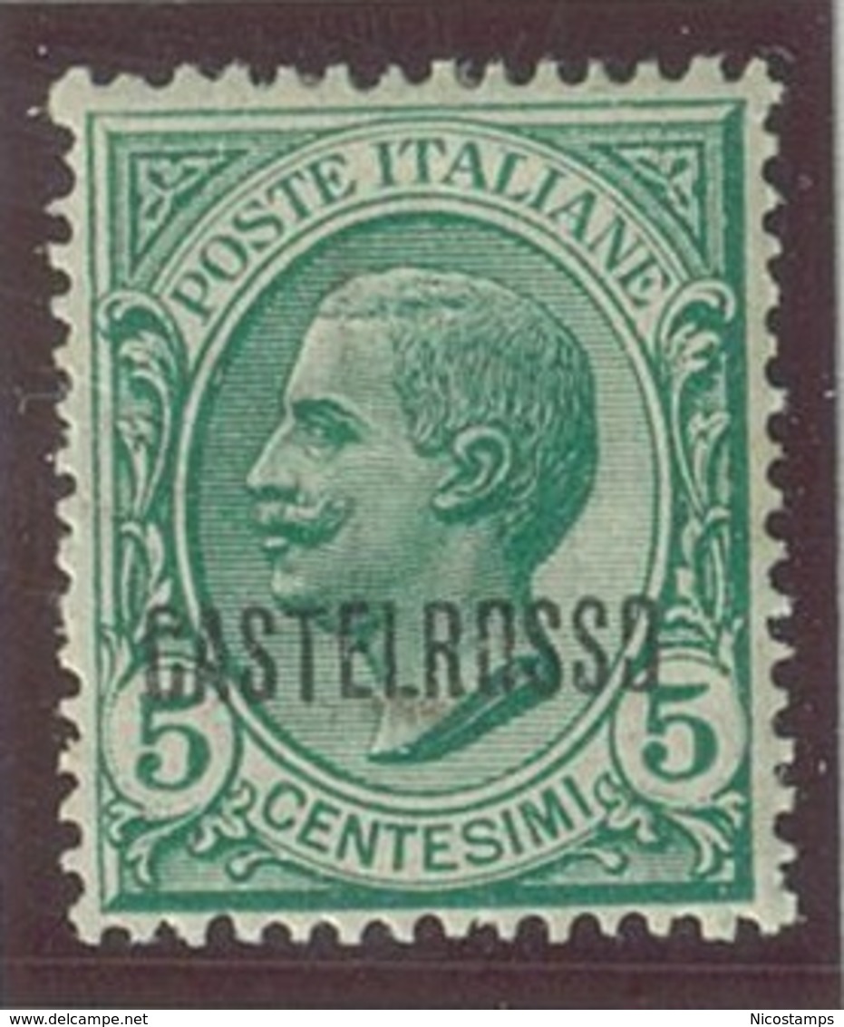 ITALIA COLONIE CASTELROSSO  SASS. 1 VARIETA' NUOVO - Castelrosso