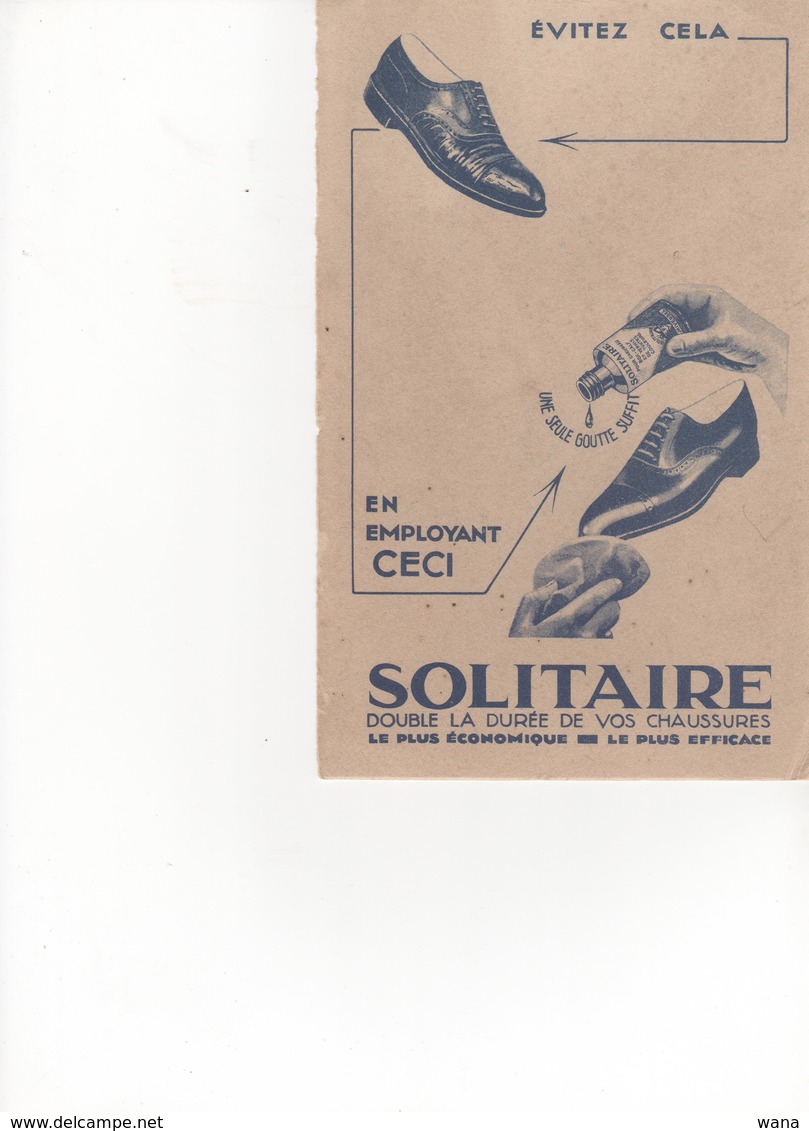 Buvard Solitaire - Produits Ménagers