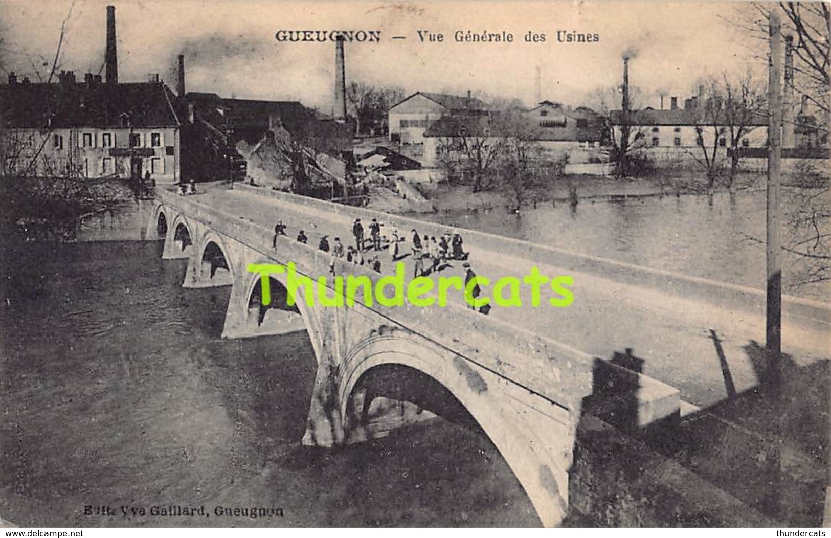 CPA 71 GUEUGNON VUE GENERALE DES USINES - Gueugnon