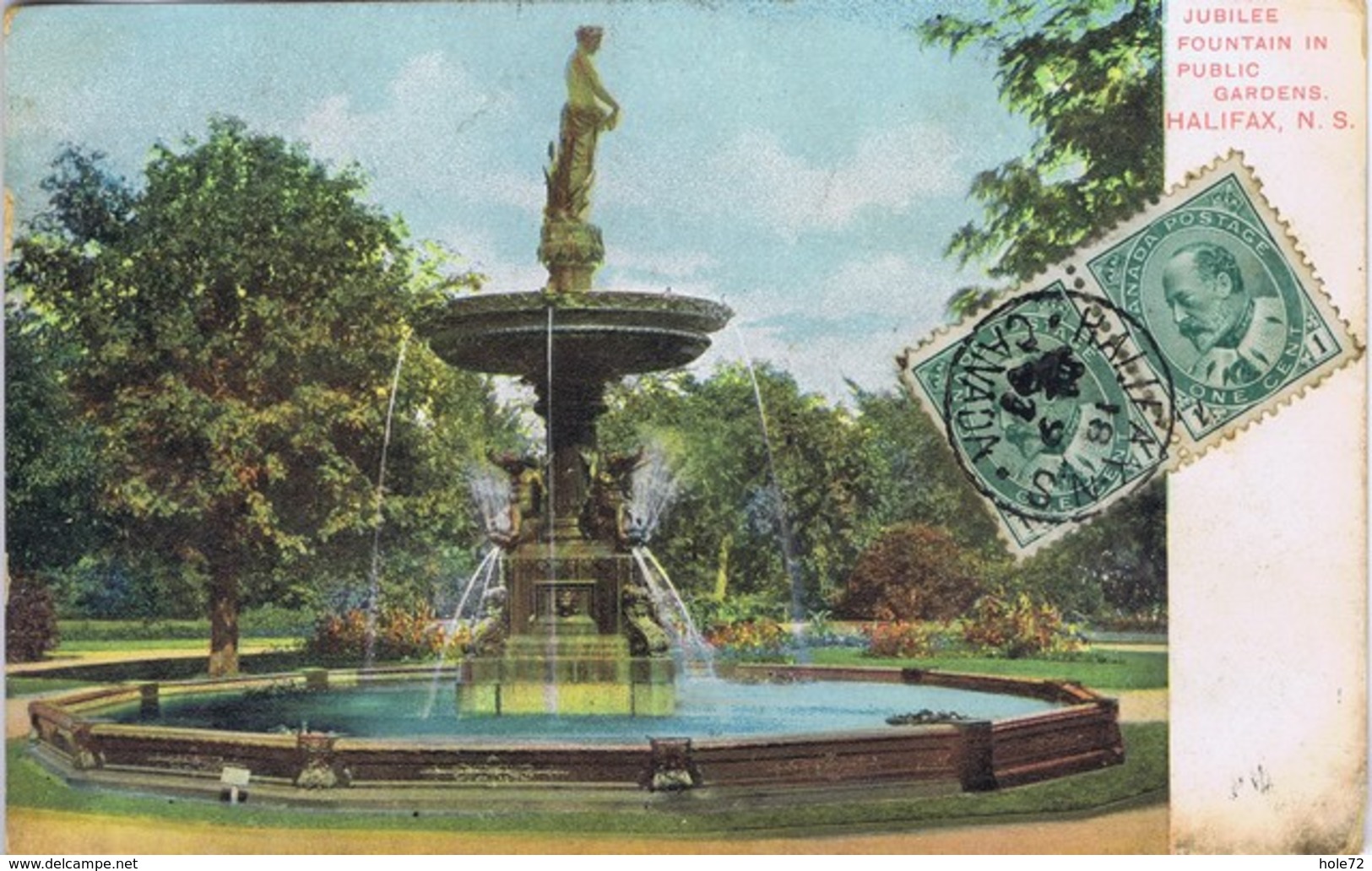 Canada - Nova Scotia - Halifax - Jubilee Fountain In Public Gardens - Halifax