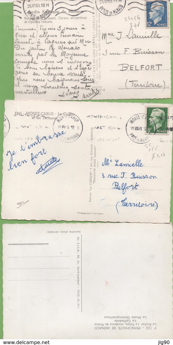 Monaco 6 CP 1949-51 - Colecciones & Lotes