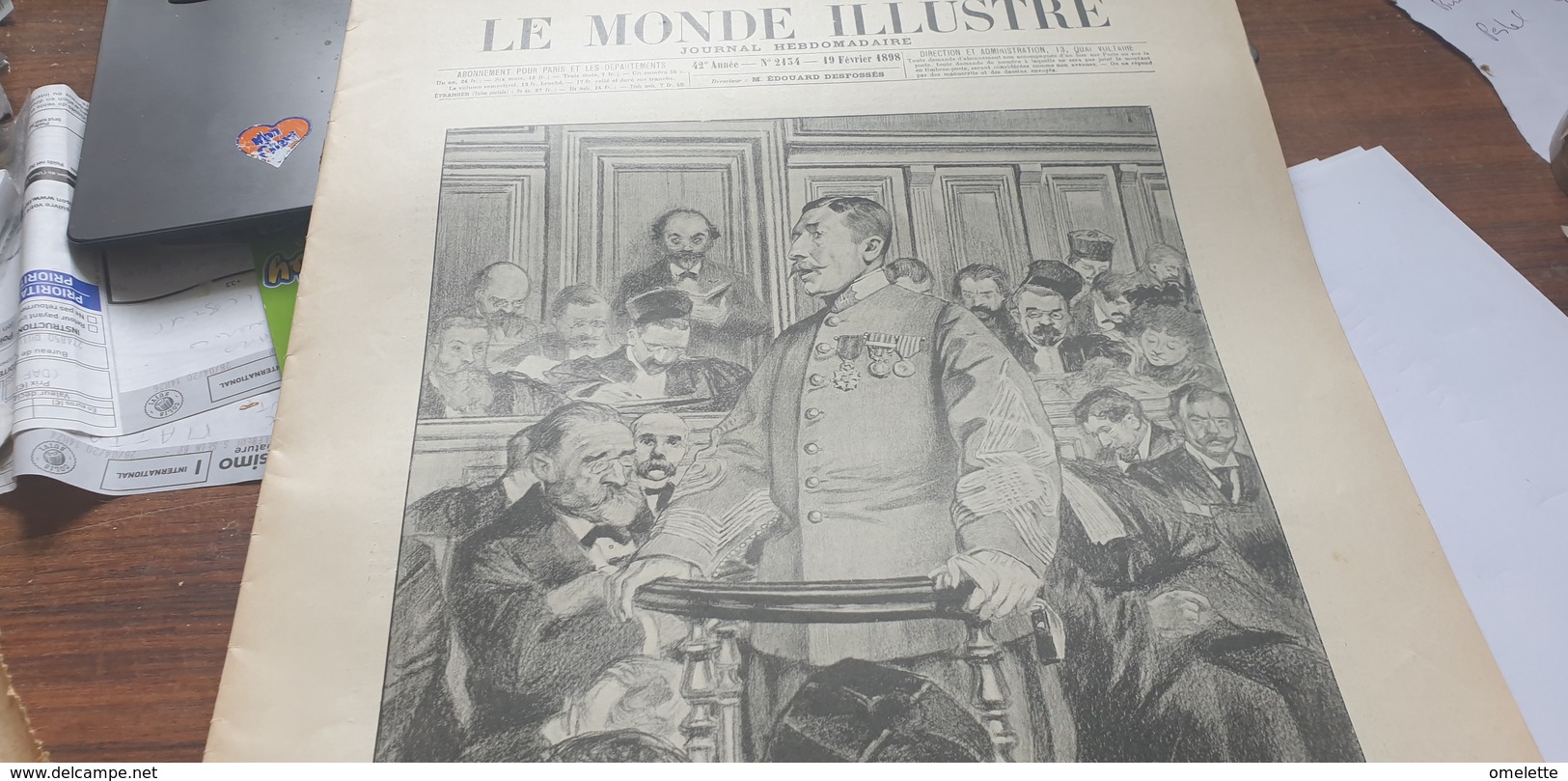 M.I 98 /DREYFUS PROCES ZOLA / LAZARISTES FRANCAIS EN ABYSSINIE - Zeitschriften - Vor 1900