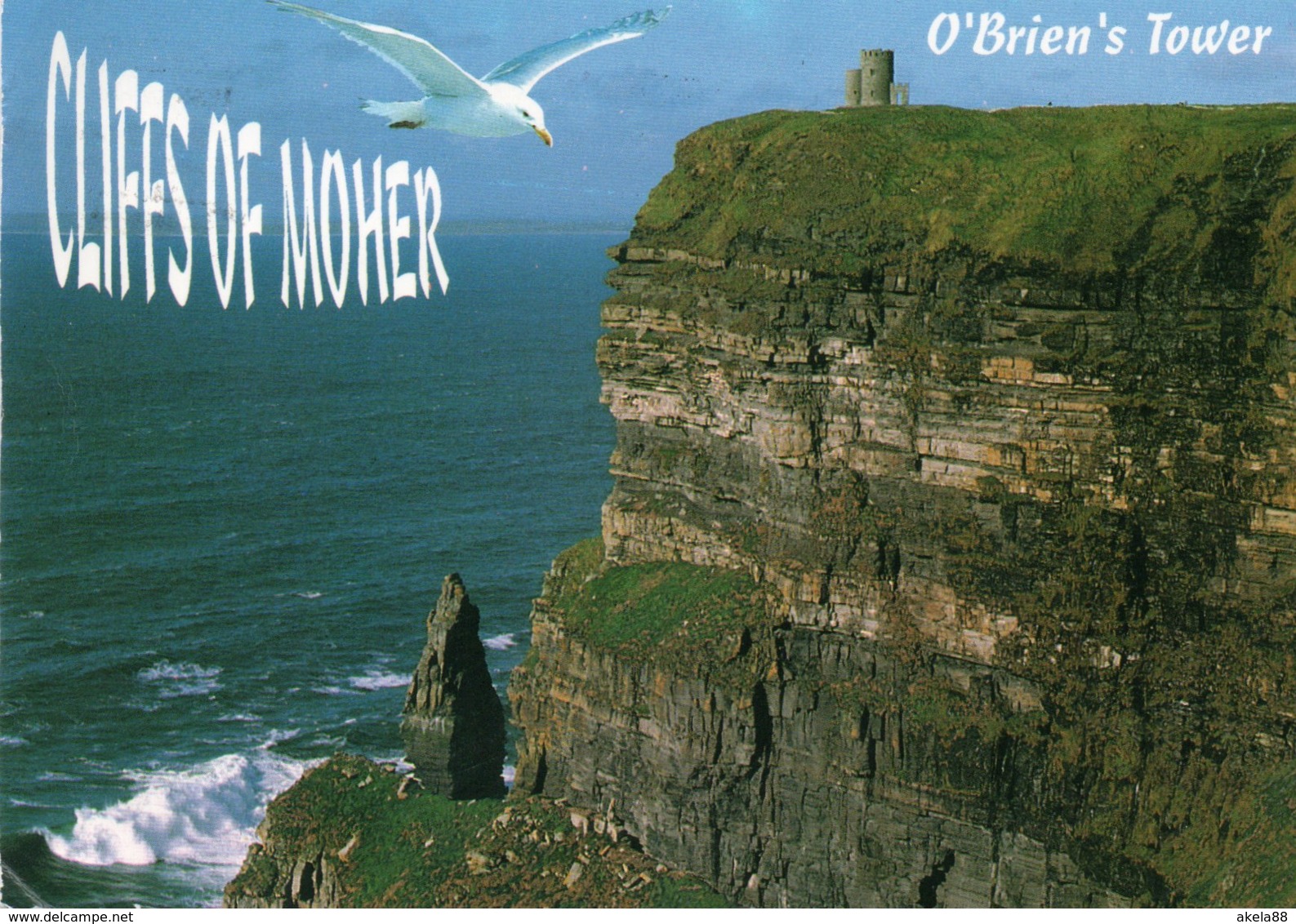 IRLANDA 1994 - COLLANA CELTICA - CLIFFS OF MOHER - 0 BRIEN'S TOWER - Lettres & Documents