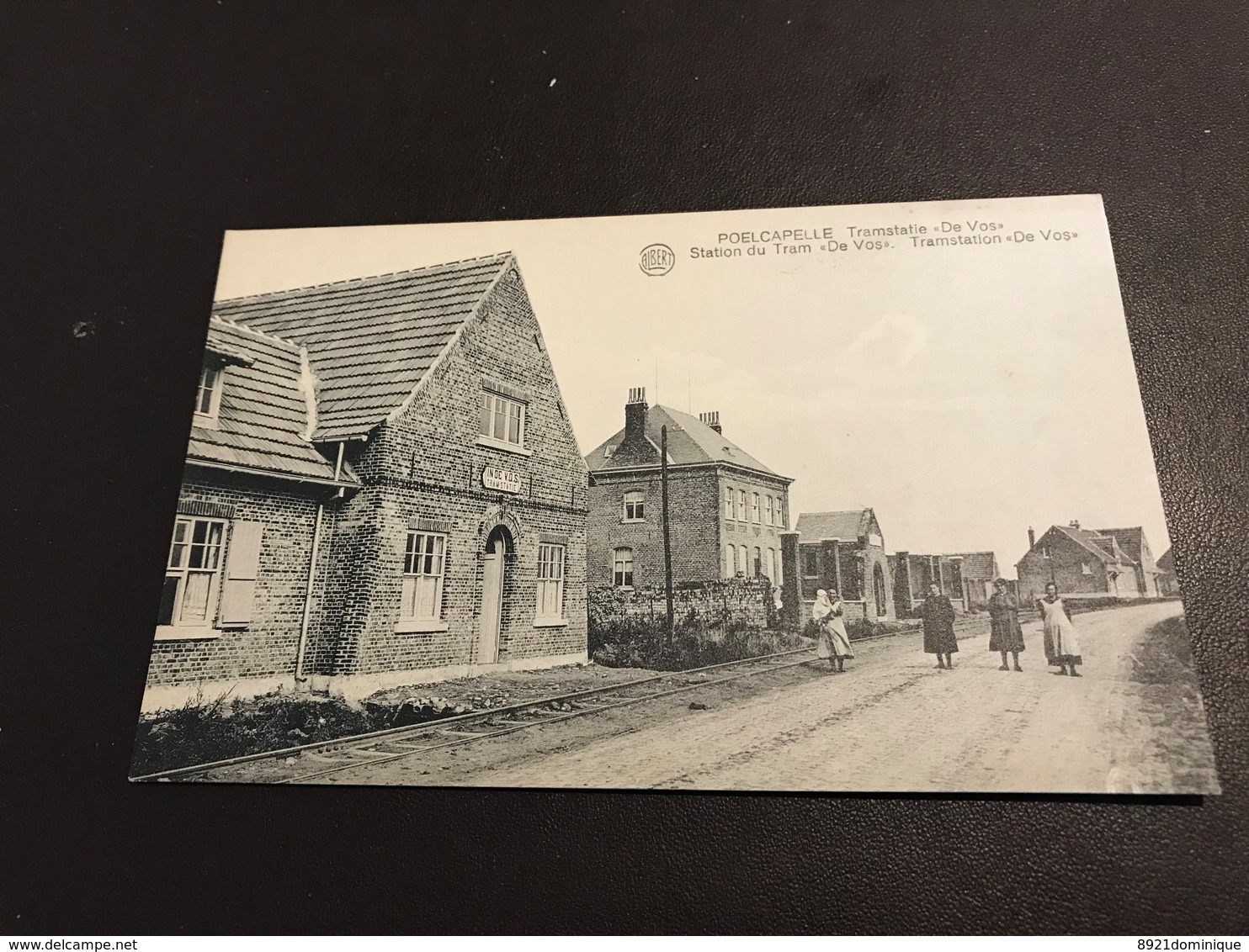 Langemark-Poelkapelle (Poelcapelle) - Tramstatie "De Vos" - Station Du Tram - Gare Tram-Bahnhof - Langemark-Poelkapelle